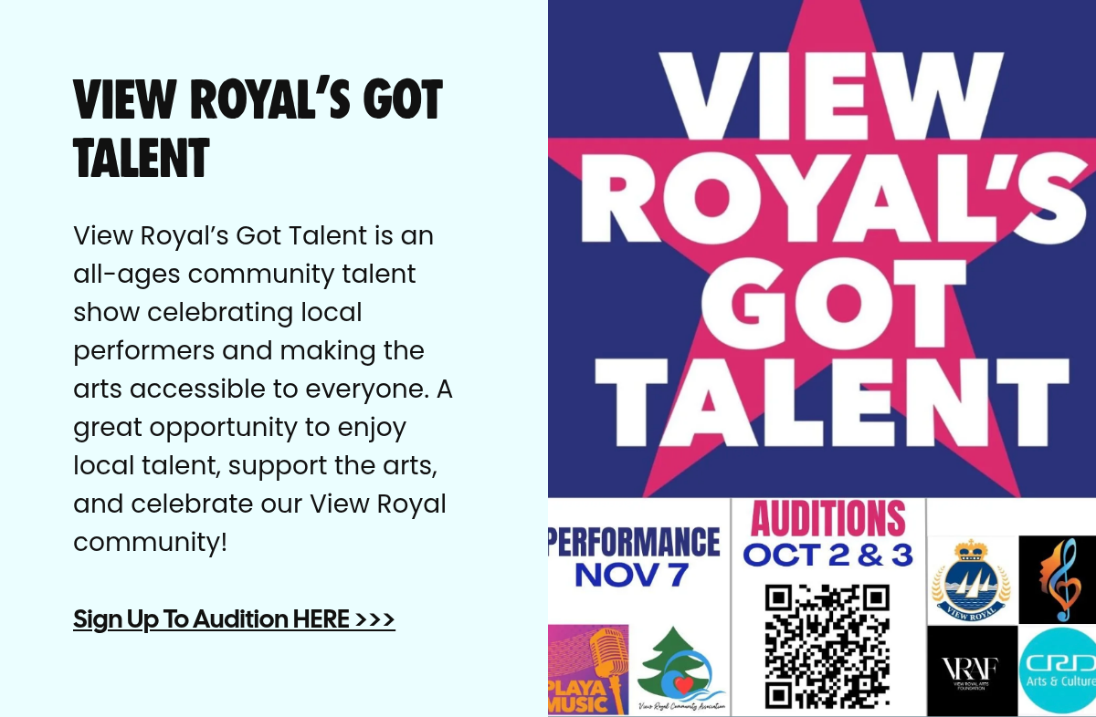 LABEL. View Royal's got talent. View Royal’s Got Talent is an all-ages community talent show celebrating local performers and making the arts accessible to everyone. A great opportunity to enjoy local talent, support the arts, and celebrate our View…